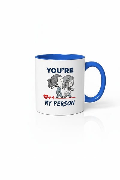 Grey's Anatomy 'You're My Person' Mok | Uniek Dokter Vriendschap Cadeau