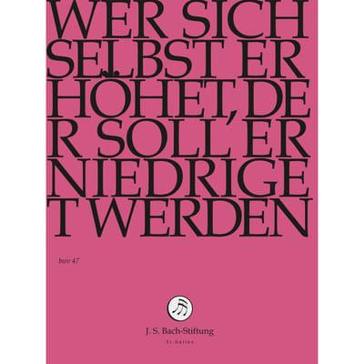 Chor & Orchester Der J.S. Bach-Stiftung, Rudolf Lutz - J.S. Bach: Wer Sich Selbst Erhoht, Der S (DVD)