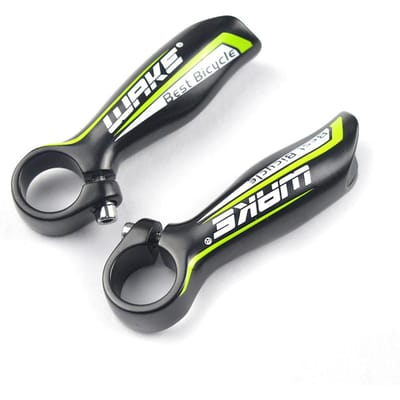 1 paar fietsstuuruiteinden aluminiumlegering MTB mountainbike stuuruiteinden 22,2 mm groen