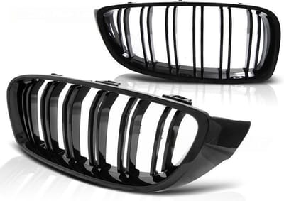 Grill BMW F32 F33 F36 13- M4 LOOK GLANZEND ZWART