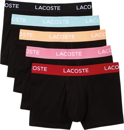 Lacoste Casual Short Boxershorts Heren (5-pack) - Maat S