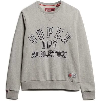 Superdry - Atheltic sweatshirt met print - Heren - Truien