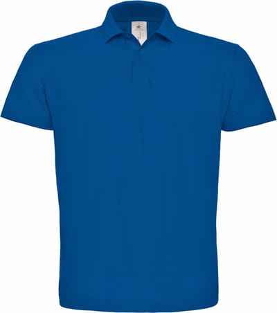 B&C Id.001 Polo Shirt CGPUI10 - Royal Blue - S