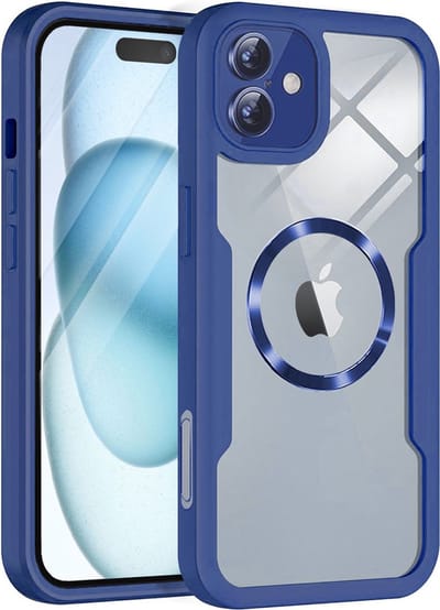 Hoesje geschikt voor Apple iPhone 16 Plus - Techsuit ColorVerse 360 Case met Screenprotector - Geschikt voor MagSafe - Blauw