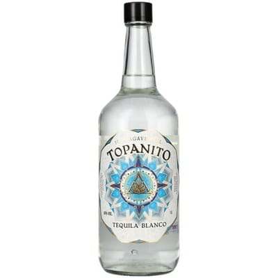 Topanito Tequila Topanito Blanco Tequila 100% Agave 40% Vol. 1l