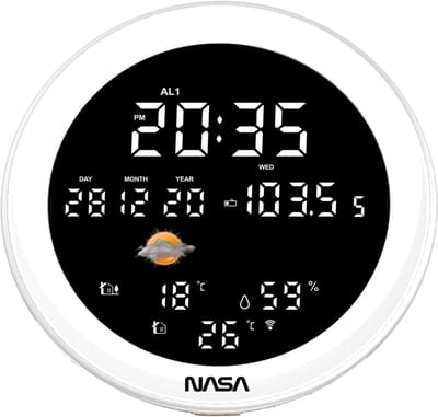 NASA WSP1700 Weerstation kleur hout | Bluetooth Speakers |