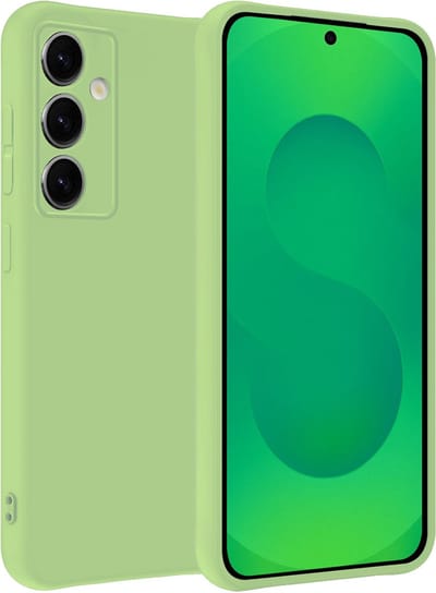 Hoesje Geschikt voor Samsung Galaxy S25 - Sterk & Shockproof - Hoes Cover - Siliconen Case - Groen