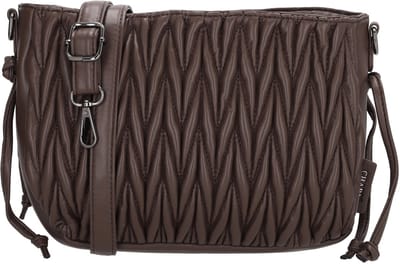 Charm London West End Crossbodytas - Schoudertas - Dames - Schouderband - Donkerbruin