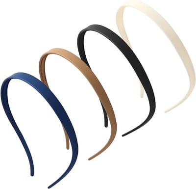 Set van 4 stijlvolle en veelzijdige haarbanden, perfect voor make-up, gezicht wassen en dagelijks gebruik, antislip haaraccessoires.