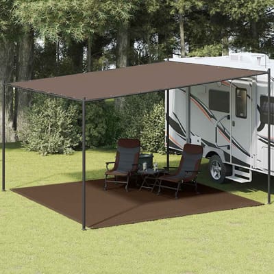 vidaXL - Tenttapijt - 400x400 - cm - bruin