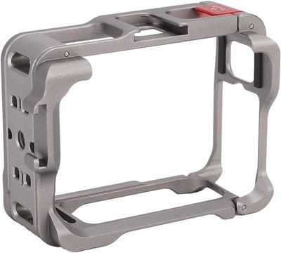 Metaal beschermhoes voor action camera, montagemogelijkheden voor videolicht en microfoon, geschikt voor Ace Pro 2