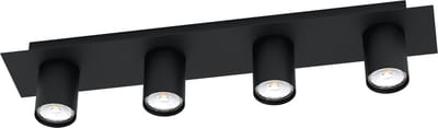 EGLO Valcasotto Plafondlamp - GU10 - 57 cm - Zwart