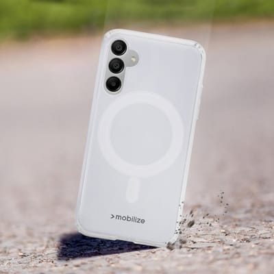 Mobilize Doorzichtig Hoesje geschikt voor Samsung Galaxy A16 MagSafe Telefoonhoesje Hardcase | Mobilize Naked Protection Backcover Shockproof | Geschikt voor MagSafe | Geschikt voor Draadloos Opladen met Magnetische Ring | Geschikt voor MagSafe Case