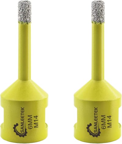 Vacuüm Gesoldeerde Diamant Tegelboor Set 6 mm M14 Schroefdraad voor Keramiek en Steen