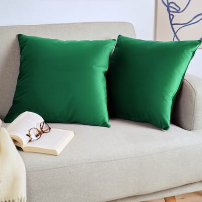 Blumtal Set van 2 Kussenslopen - Velvet - 30 x 50 cm - Botanisch Groen - Verborgen Ritssluiting - Kussenhoes voor sierkussens