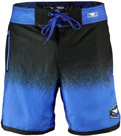 Bad Boy HI-TIDE Hybrid Zwem- Training Shorts Zwart Blauw