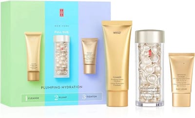 Hyaluronzuur Ceramide Capsules, Replumping Cadeauset, Hydraterende En Volumeherstellende Verzorging, 3 Producten, Cadeau Voor Vrouwen