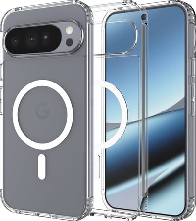 Cazy hoesje geschikt voor Google Pixel 10 Pro XL Hoesje geschikt voor MagSafe - Military Grade Backcover - Transparant