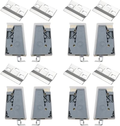 8-delige Set Wandbeugels en Wandhangers voor Keukenkasten - Maximaal 150kg Draagvermogen, Ideaal voor Opslag en Organisatie