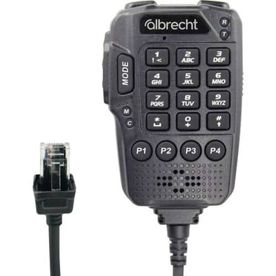 Dasspeld Spraakmicrofoon Albrecht Multifunktionales Mikrofon für AE 5900 Mini SSB