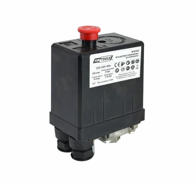 AWTools AW10200 Serie - Drukschakelaar voor Compressor - 230V - 1/4" Aansluiting