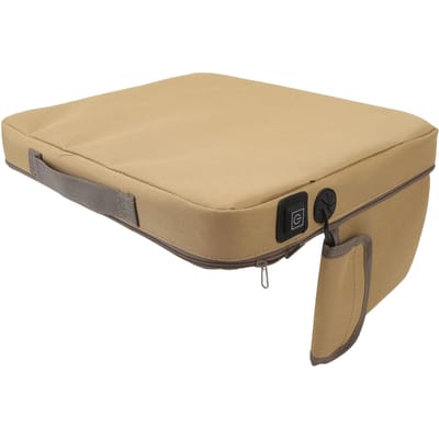 Coussin de Siège Chauffant avec 3 Niveaux de Chaleur Chargement USB Tissu Cationique Coussin de Siège Chauffant pour Pique-nique