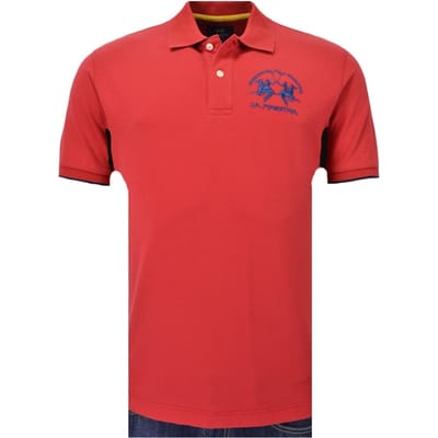 La Martina Korte Mouwen Piquet Stretch Polo Shirt