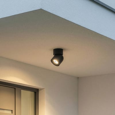 Nowodvorski Lighting Plafondspot Oscar, zwart, aluminium, hoogte 13,5 cm, GU10