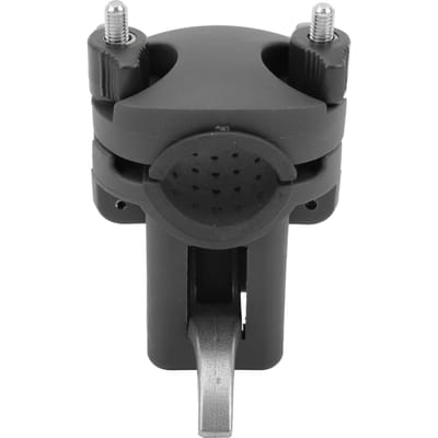 Boot Hengelhouder Montageapparaat Aluminiumlegering Buiten Vishengel Stand Accessoire Zwart
