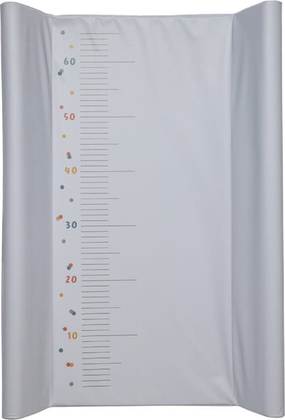 BABYCALIN - Ultralichte verschoontafel met stippen 50 x 70 cm - 100% PVC - Grijs