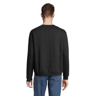 SOLS Heren Spider Ronde Hals Sweatshirt (Zwart)