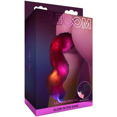 TABOOM Glow in the Dark - Unicorn Buttplug met LED
