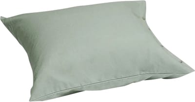 Yumeko kussensloop flanel pale groen 50x60 - Biologisch & ecologisch - 1 stuk