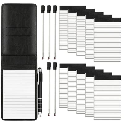 Notitieblok, klein, mini-notitieblok, A7, set