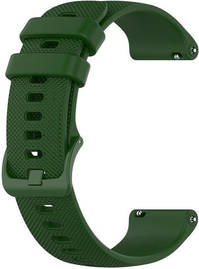 Go Go Gadget - Geschikt voor Garmin Vivoactive 4s - 40mm - Groen - Siliconen horlogeband