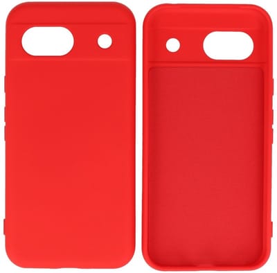 Hoesje Geschikt voor de Google Pixel 8A - Fashion Backcover Hoesje - Colorful Telefoonhoesje - Rood