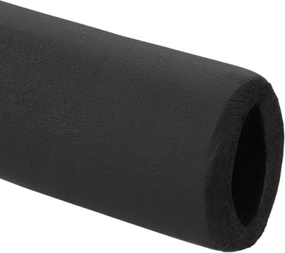 Zwarte Buisisolatie Schuimrubber voor Leidingen en Handvatten 76 mm