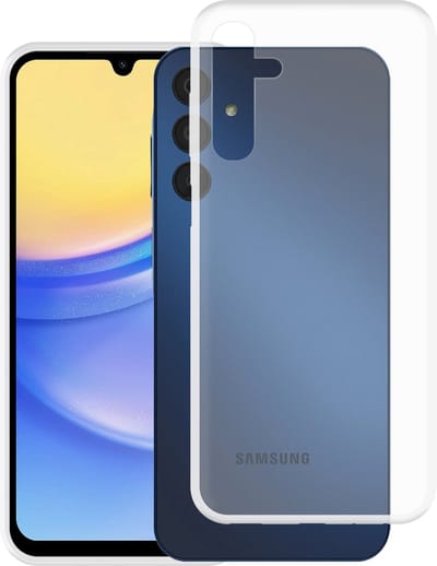 Cazy hoesje geschikt voor Samsung Galaxy A15 (4G/5G) Hoesje Siliconen - Flexibele Case - Transparant