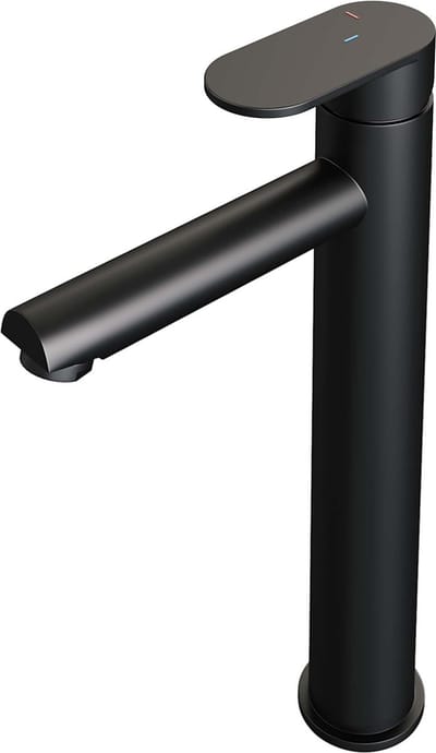 Brauer Black Edition verhoogde opbouw wastafelmengkraan model C mat zwart