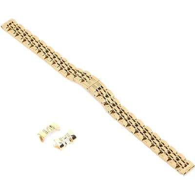 10mm Anti-Roest Roestvrij Staal Horlogeband Vervanging Horlogeband Band Accessoire voor Horlogemaker(Goud ) beige