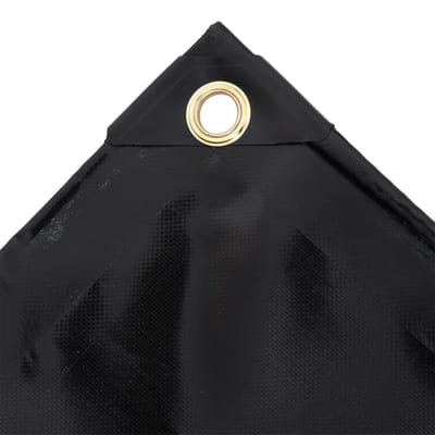 vidaXL - Zeildoek - 650 - g/m² - 1,5x20 - m - Zwart