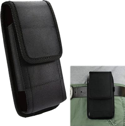 Premium Heuptas voor Mobiele Telefoon - Universele Beschermende Tas voor iPhone en Samsung - Ideaal voor Sport en Reizen, Zwart