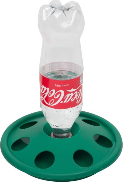 Drinkbak voor kuikens voor een PET-fles | Altijd vers en schoon drinkwater - Kuiken drinkbak - Drinkfonteinen - Kip - Benodigdheden - Servies