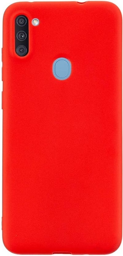 LuxeBass Hoesje geschikt voor Samsung Galaxy Note 10 Lite - Siliconen hoesje - Kunststof - Soft cover - Rood - telefoonhoes - gsm hoes - telefoonhoesje
