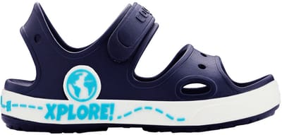 Coqui Sandalen Kinderen Yogi Donkerblauw-Wit 2132A - Maat 20-21
