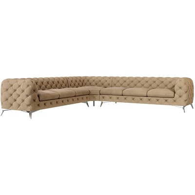 6-zitshoekbank Nora velvet | Ropez