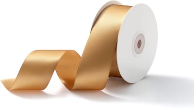 38mm x 23m Satin Ribbon in Champagne Goud voor Trouwen, Cadeauverpakking en Creatieve Projecten