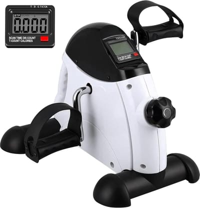 Stoelfiets - Fietstrainer - Stoelfiets senioren - Stoelfiets bureau - Beentrainer - Armtrainer - Hometrainer mini - Fitness - Revalidatie - Stoelfiets compact