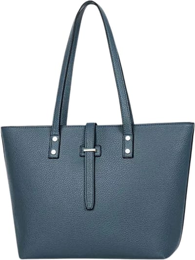 Livano Handtas Dames - Schoudertas - School - Shopper - Schooltas - Werktas - Blauw