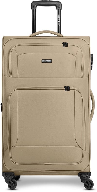 Smartbox Edition 04 4 wielen Trolley 78 cm met uitbreidingsplooi - Zachte bagage - Combinatieslot - beige